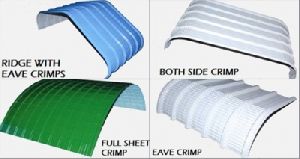 CRIMP CURVED ROOFING SHEETS