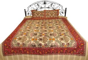 Kalamkari Bed Sheets