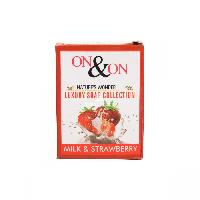 NATURES LUXURY MILK AND STRAWBERRY SOAP