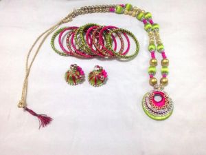 Silkthread Necklace Set