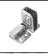 Glass L Type Hinge