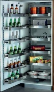 Stainless Steel Pantry Pull Out Unit