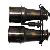 Commando Antique Polish Brass Binocular