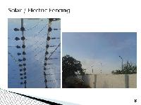 solar electric fencing
