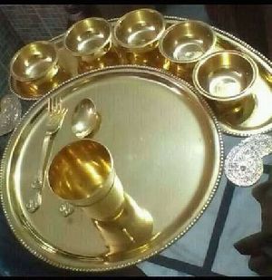 Brass Pooja Thali