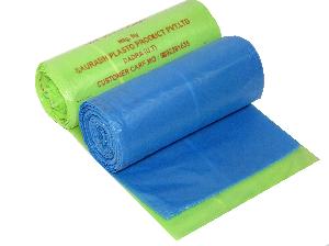 CAPTAIN-19X21 GREEN BAG ROLL GARBAGE BAGS
