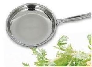Stainless Steel Mirror Polished Frying Pans