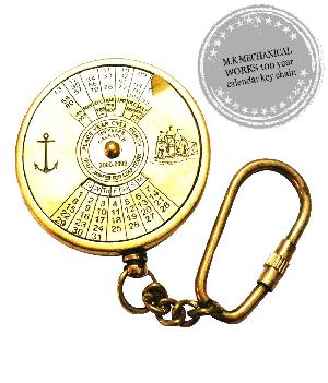 100 year calendar key chain