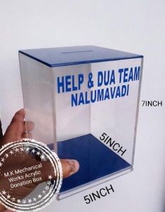 acrylic donation box