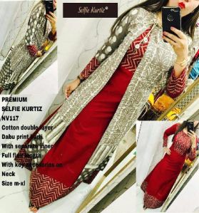 Cotton Jacket Kurtis