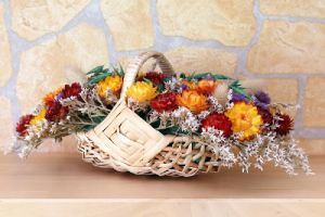 decorative dry flowers