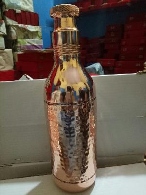 Copper wine bottle