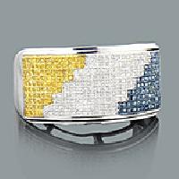 white blue- yellow mens-diamond ring-080ct-sterling-silver-p-