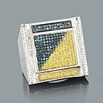 white blue yellow mens-diamond ring-111ct-sterling-silver-p-