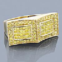 yellow diamond ring 14k-yellow gold diamond ring-203-p-3871