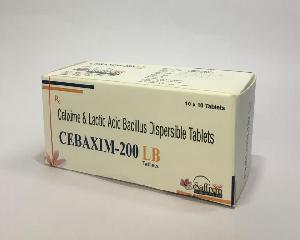 200mg Cefixime Lactic Acid Bacillus