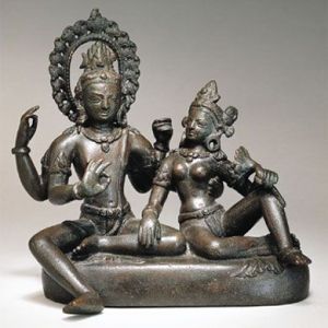 Shiva and Parvati Statue Sculpture