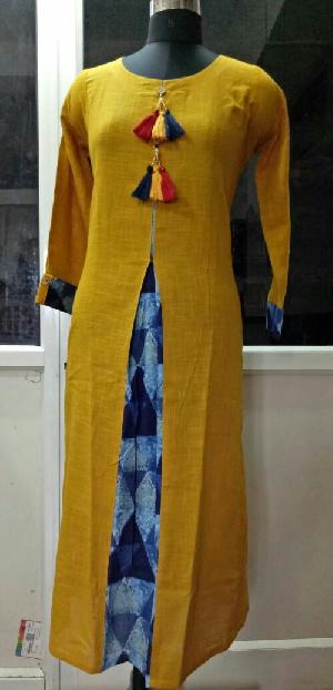 Cotton fenchi kurti