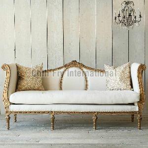 Cabriole Sofa with Excellent Carving