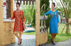 baanvi ziyaa vol3 kurtis cotton catalog at wholesale