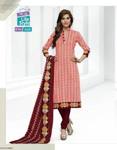 Cotton Printed Churidar Suits