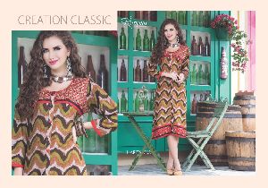 kanasu harita rayon printed kurtis catalog at wholesale