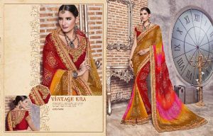 kessi bandhej vol6 bandhej georgette printed sarees