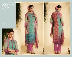 kimora heer vol30 georgette digital printed Dress Material