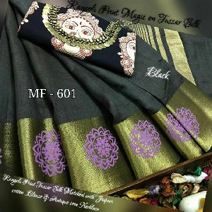 MF601 pure Tussar silk
