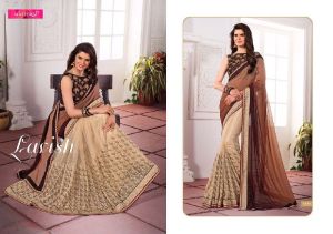 mintorsi shimmer designer sarees