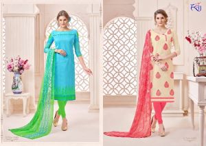 rasili vol8 chanderi silk suits