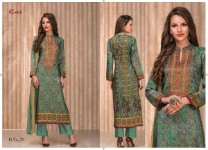 rivaaa zaina vol2 tussar digital printed suits