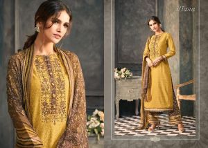 sahiba itrana glazing beauty cotton jacquard plazo suits catalog