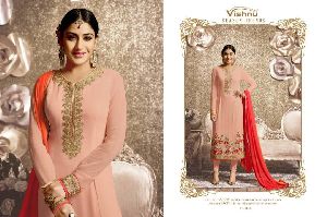 vishnu ishqbaaz georgette semistitched suits