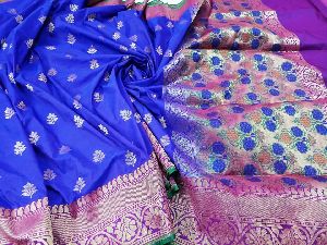 handloom banarasi crepe katan silk sarees