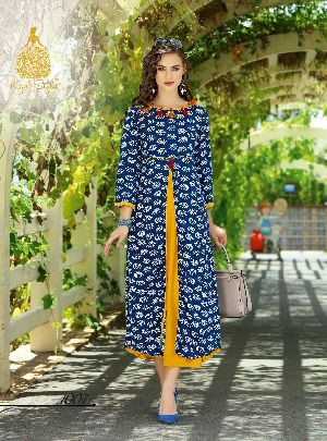 kajal fashion femina vol 1 cotton printed kurtis