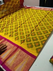 pochampally print silk cotton sarees