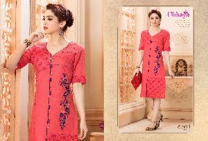 chhaya asmi kora silk kurtis