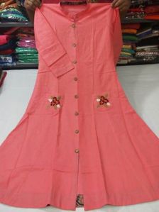 cotton long length kurtis