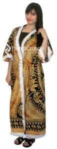 Elephant Printed Gown Bath Robe