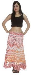 Women designer printed cotton skirt