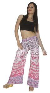 Pink mandala printed palazzo pant