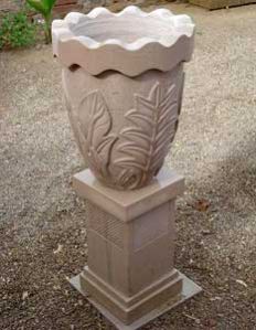 Pink Sandstone Planter