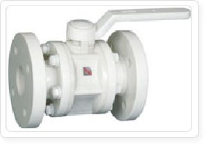 pp ball valve flange end