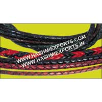 Round Braided Leather Cords