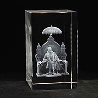 Crystal Gifts - Shivaji Maharaj