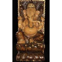 Wooden God Ganesh