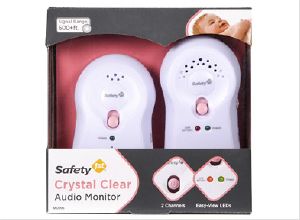 Crystal Clear pink baby monitor