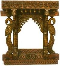 designer wooden jharokha