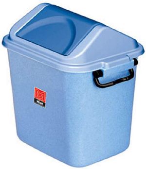 Blue Square Dustbin